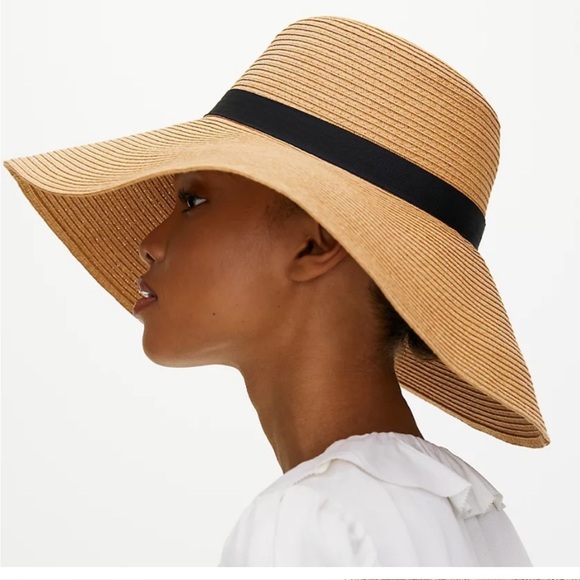 COPY - NWOT Aritzia Main Character Raven Natural Straw Beach Hat Handwoven Cott… - Picture 2 of 4